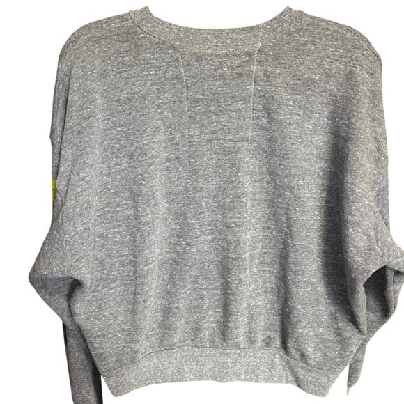 Aviator Nation NWOT Aspen Relaxed Crew Sweatshirt In Heather Grey Size XS - Picture 9 of 13